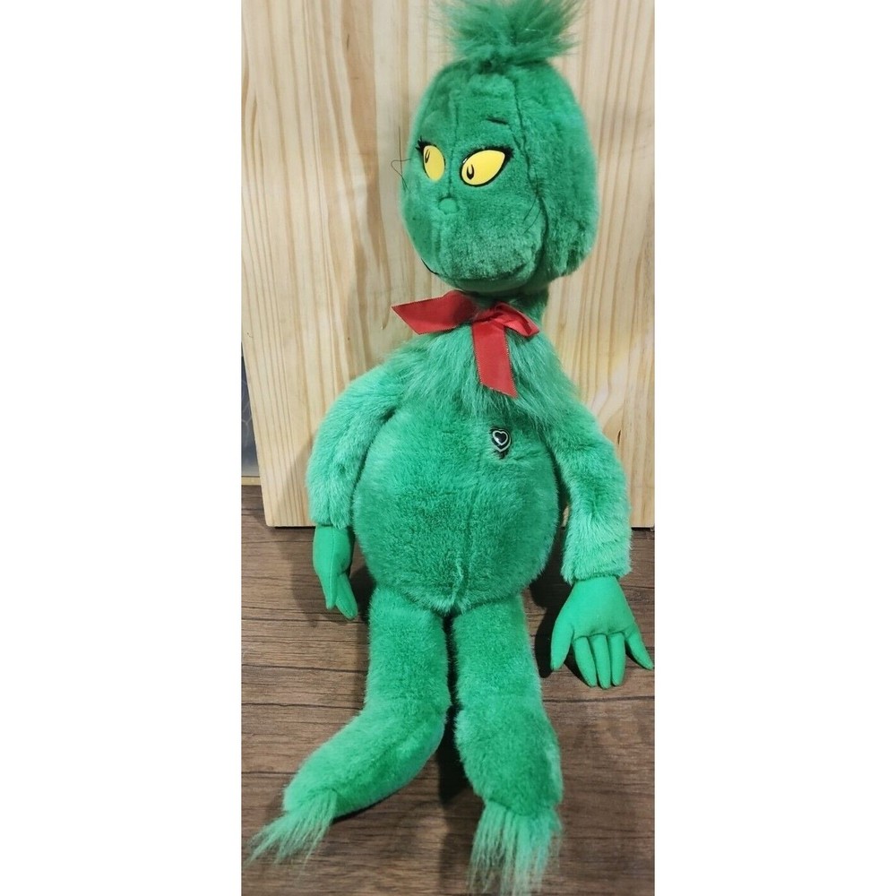 Vintage Macy's 1997 Dr. Seuss The Grinch Stole Christmas 27" Plush Non Working